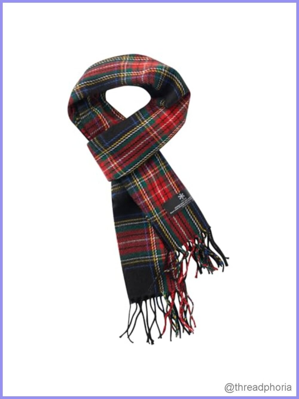 Classic Tartan Plaid Scarf Lightweight Soft-Touch 100% Acrylic Winter